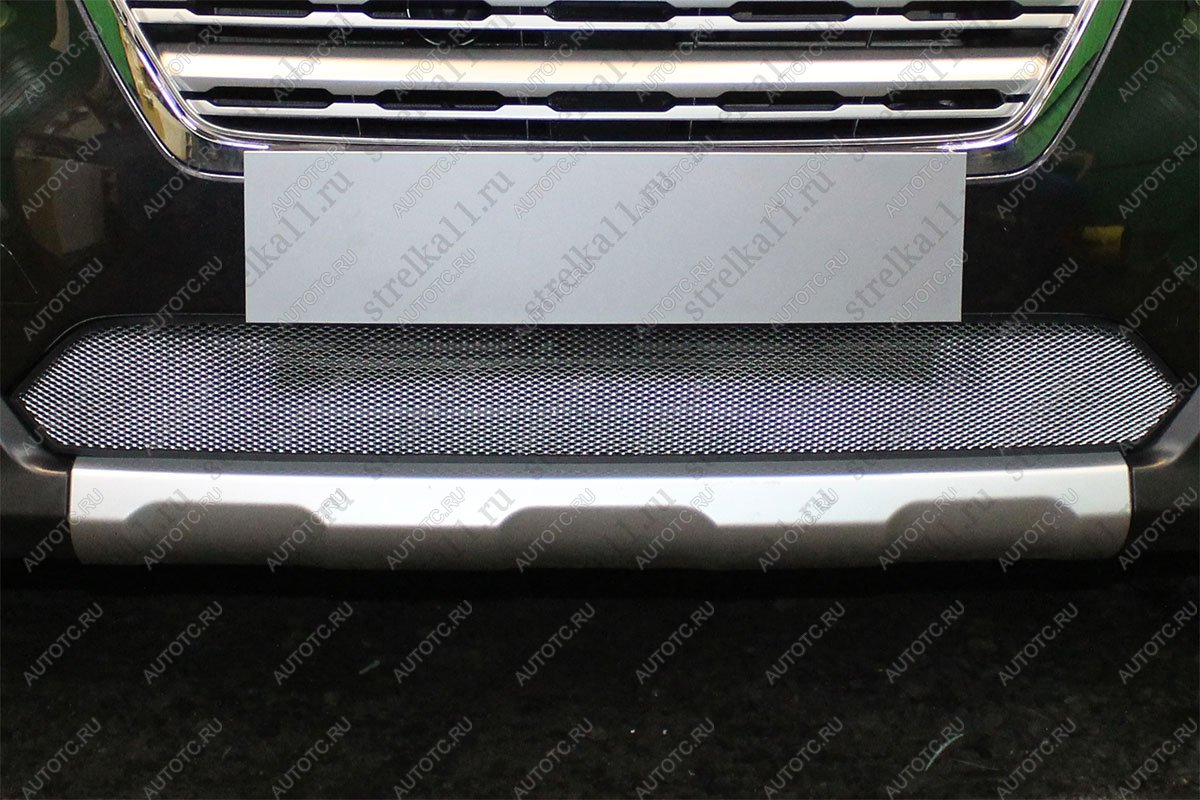 3 149 р. Защита радиатора Стрелка11 Стандарт  Subaru Outback  BS/B15 (2014-2018) дорестайлинг универсал (хром)  с доставкой в г. Воронеж