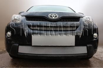 Защита радиатора (верх) Стрелка11 Стандарт Toyota Urban Cruiser (2008-2016) 5 дв. (хром)