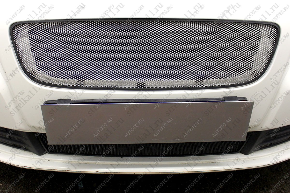 3 079 р. Защита радиатора (низ) Стрелка11 Стандарт  Volvo S40  MS седан (2007-2012) рестайлинг (хром)  с доставкой в г. Воронеж