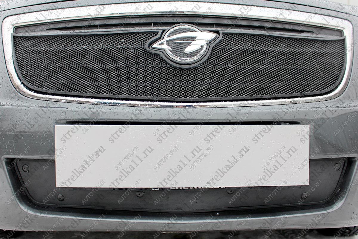 759 р. Зимняя заглушка решетки радиатора (низ) Стрелка11  Chevrolet Cobalt (2011-2016), Ravon R4 (2016-2020) (черная)  с доставкой в г. Воронеж