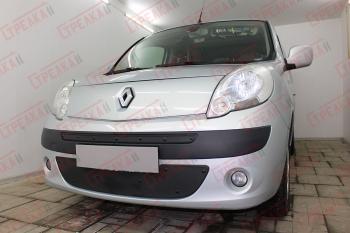 Зимняя заглушка решетки радиатора (низ) Стрелка11 Renault Kangoo KW0 дорестайлинг (2008-2013) ()