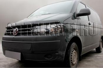 Зимняя заглушка решетки радиатора Стрелка11 Volkswagen Caravelle T5 рестайлинг (2009-2015) ()