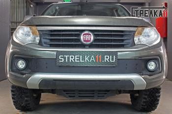 Зимняя защита на стяжке (низ) Стрелка11 Fiat (Фиат) Fullback (Фулбэк) (2016-2018)