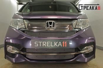 Зимняя защита на стяжке (верх) Стрелка11 Honda StepWagon 5 RP1,RP2, RP3, RP4 минивэн дорестайлинг (2015-2017)