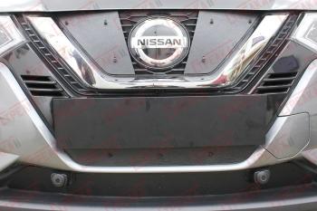 Зимняя защита на стяжке (верх) Стрелка11 Nissan (Нисан) Qashqai (Кашкай)  2 (2017-2022) 2 J11 рестайлинг