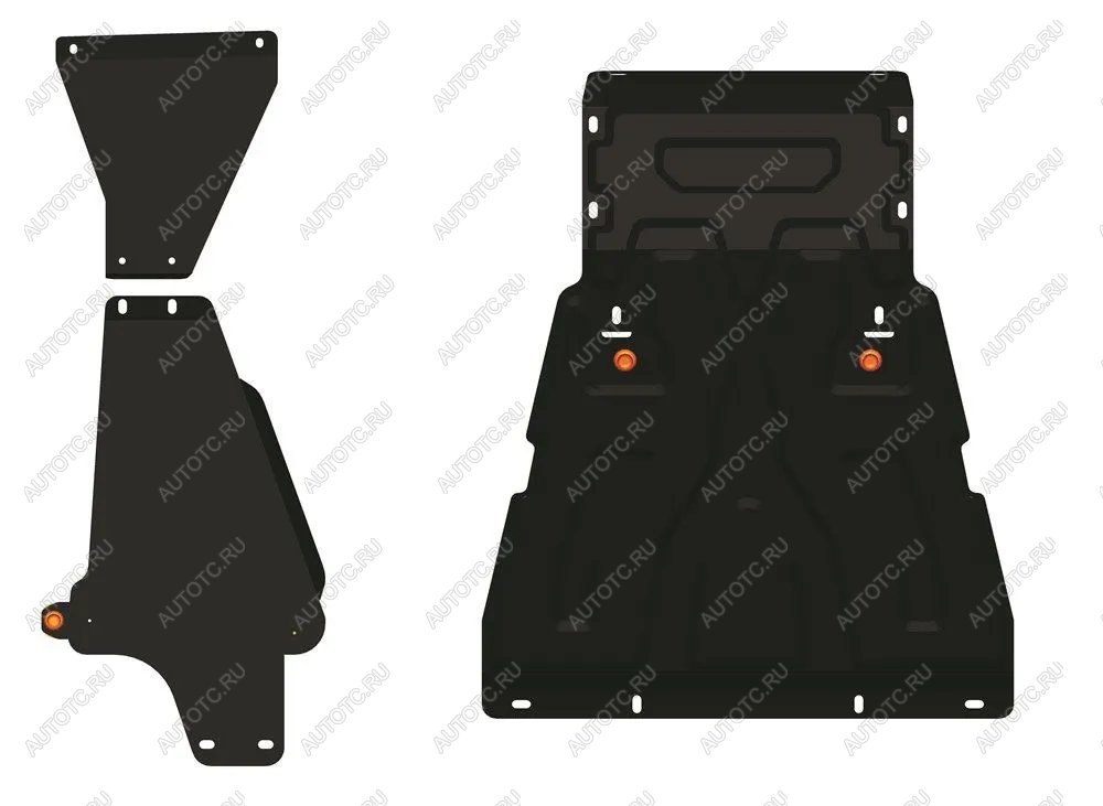 21 299 р. Защита рулевых тяг, картера, кпп и рк ( 3 части) (V-1,7) ALFECO  Chevrolet Niva  2123 (2002-2020) дорестайлинг, рестайлинг (алюминий)  с доставкой в г. Воронеж