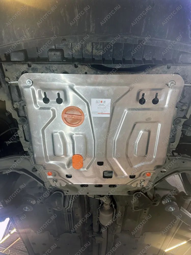 14 549 р. Защита картера и кпп (V-all) ALFECO  Nissan X-trail  3 T32 (2013-2022) дорестайлинг, рестайлинг (алюминий 4 мм)  с доставкой в г. Воронеж