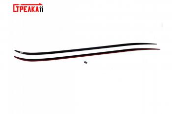2 899 р. Водостоки лобового стекла Премиум Стрелка11   Mazda 3/Axela  BL (2009-2013) дорестайлинг седан, дорестайлинг, хэтчбэк 5 дв., рестайлинг седан, рестайлинг, хэтчбэк (черные)  с доставкой в г. Воронеж. Увеличить фотографию 2