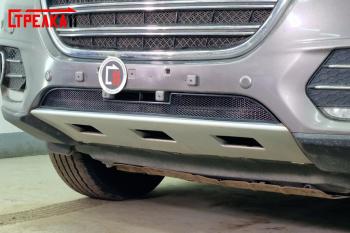 2 199 р. Защита радиатора (низ) Стрелка11 Стандарт Haval H6 (2013-2020) (черная)  с доставкой в г. Воронеж. Увеличить фотографию 2