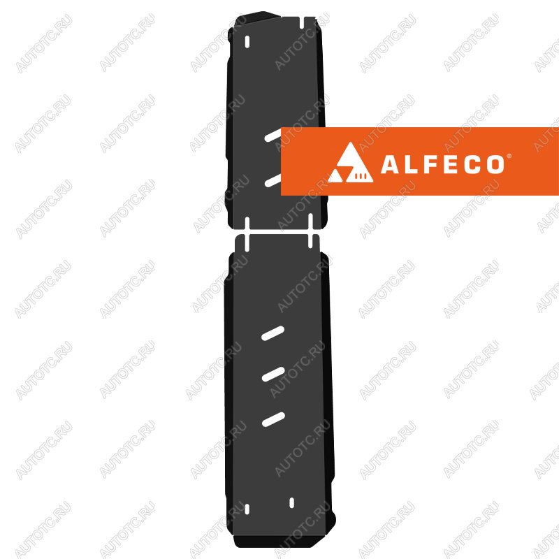 10 799 р. Защита топливопровода (2 части) (V-all) ALFECO  JAC JS6 (2022-2025) (алюминий )  с доставкой в г. Воронеж