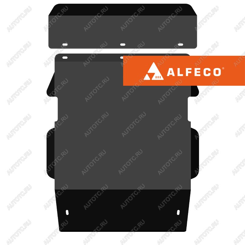13 199 р. Защита картера и КПП (2 части) (V-3.2) ALFECO  Opel Monterey (1991-2002) (алюминий)  с доставкой в г. Воронеж