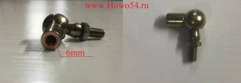 45 р. Наконечник тяги регулировочной ТНВД М6 VG92570025 HOWO A7 (2007-2025)  с доставкой в г. Воронеж. Увеличить фотографию 1