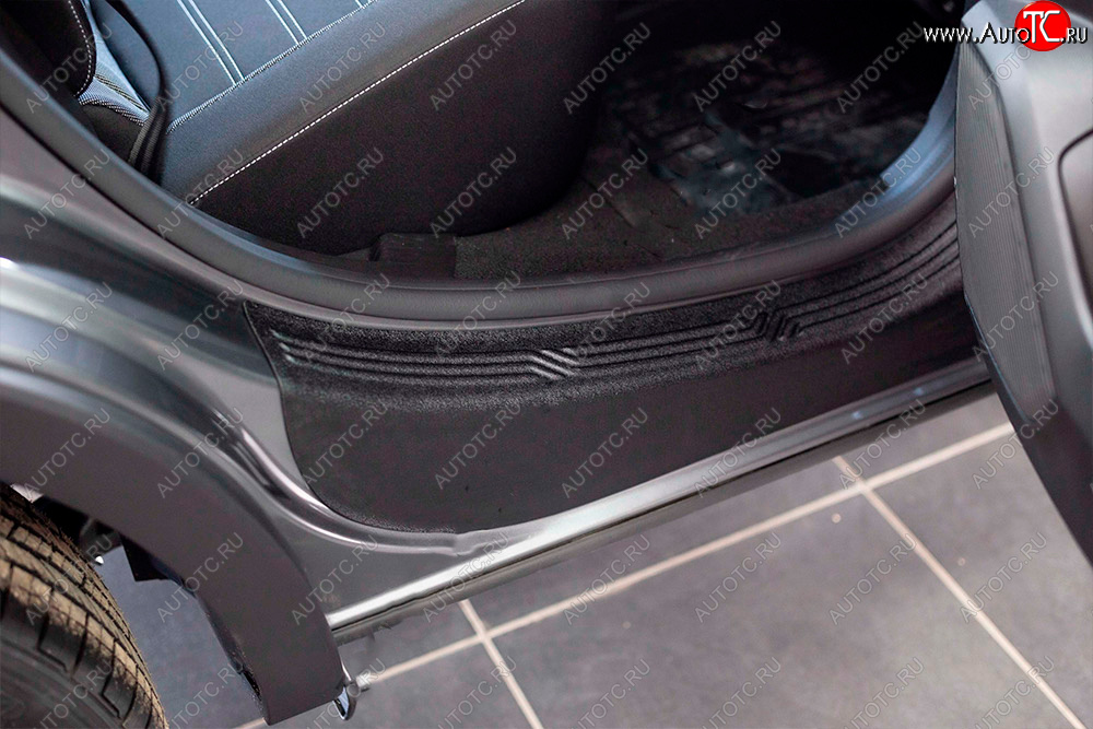2 989 р. Накладки порожков салона RA Renault Arkana (2019-2025) (Задние)  с доставкой в г. Воронеж