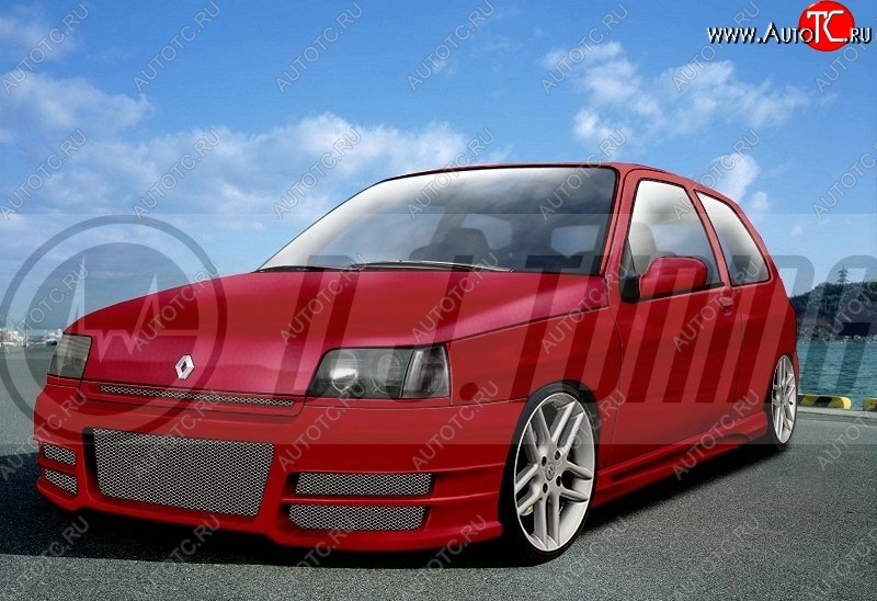 22 899 р. Передний бампер D.J. Renault Clio B57 дорестайлинг, хэтчбэк 5 дв. (1990-1994)  с доставкой в г. Воронеж