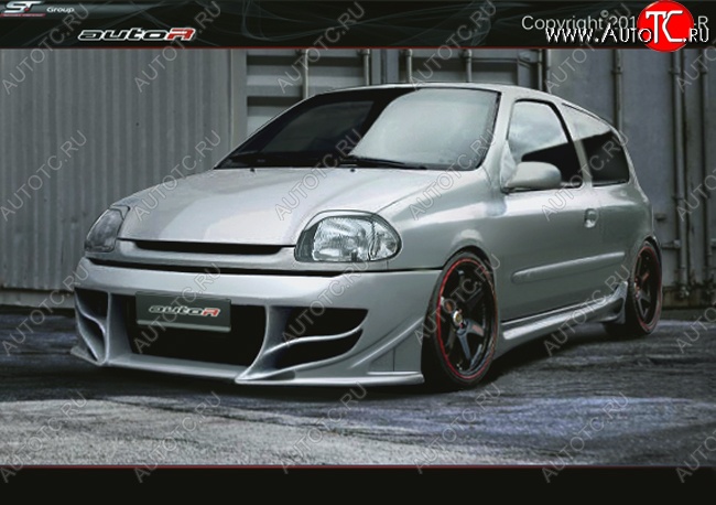25 999 р. Передний бампер Auto-R Renault Clio BB дорестайлинг, хэтчбэк 5 дв. (1998-2002)  с доставкой в г. Воронеж