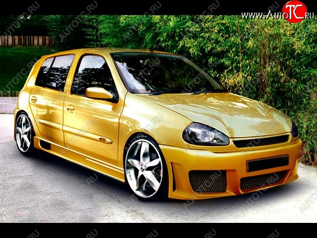 25 699 р. Передний бампер Rieger Renault Clio BB дорестайлинг, хэтчбэк 5 дв. (1998-2002)  с доставкой в г. Воронеж