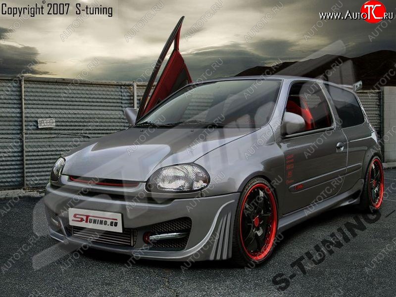25 999 р. Передний бампер S1 Renault Clio BB дорестайлинг, хэтчбэк 5 дв. (1998-2002)  с доставкой в г. Воронеж