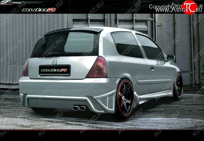 25 999 р. Задний бампер Auto-R Renault Clio BB дорестайлинг, хэтчбэк 5 дв. (1998-2002)  с доставкой в г. Воронеж