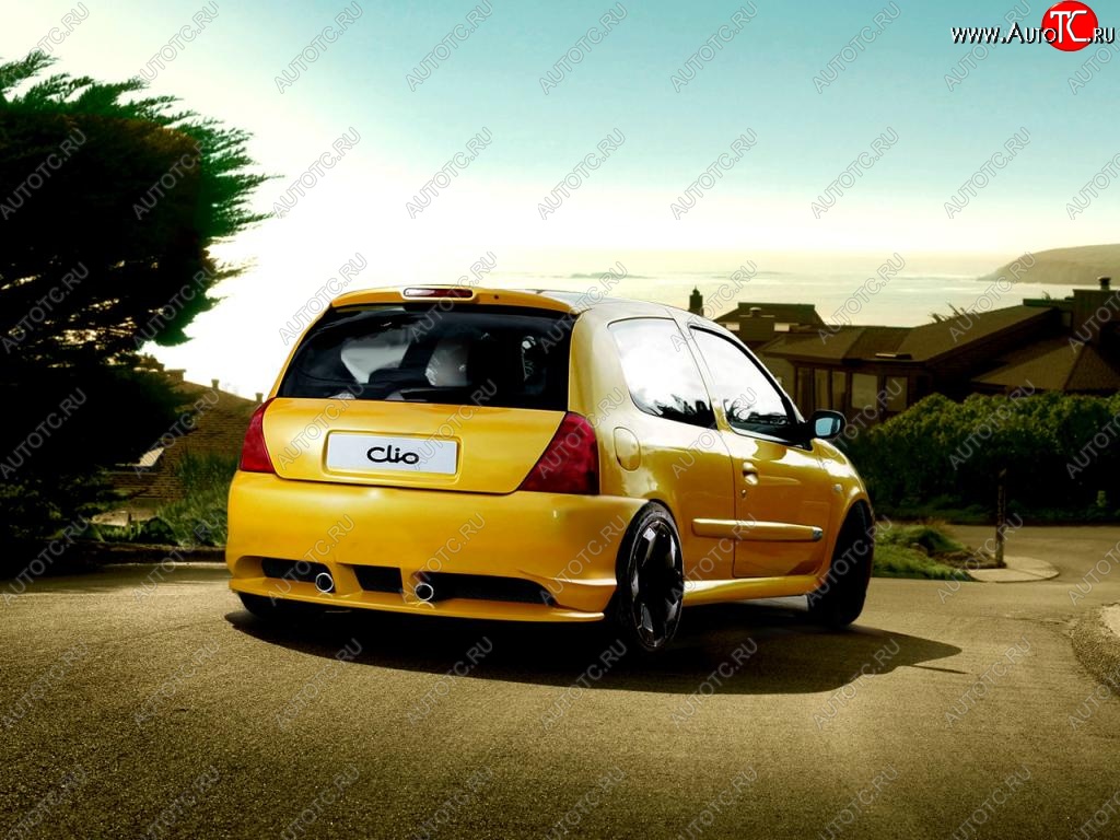 25 699 р. Задний бампер Rieger Renault Clio BB дорестайлинг, хэтчбэк 5 дв. (1998-2002)  с доставкой в г. Воронеж
