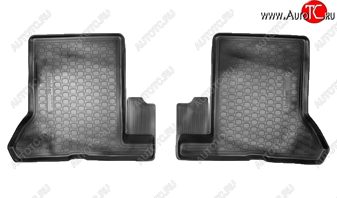 1 469 р. Коврики салонные Noplast (3D, 2 ряд)  Renault Dokker (2012-2025) (Черные)  с доставкой в г. Воронеж