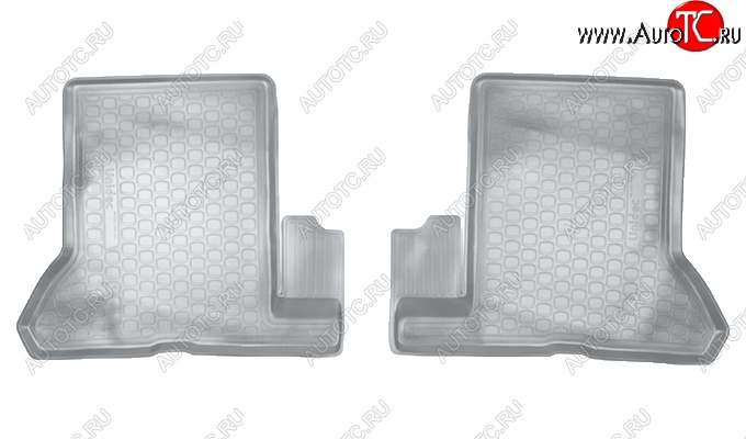 1 699 р. Коврики салонные Noplast (3D, 2 ряд)  Renault Dokker (2012-2025) (Серые)  с доставкой в г. Воронеж