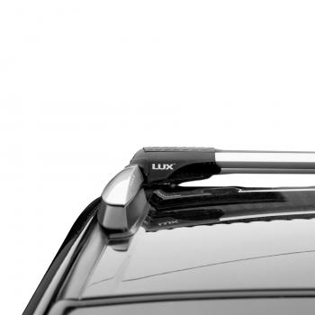 15 999 р. Багажник в сборе LUX Хантер  Renault Duster  HM (2021-2024) рестайлинг (аэро-трэвэл (86-96 см и 92-102), серый)  с доставкой в г. Воронеж. Увеличить фотографию 4