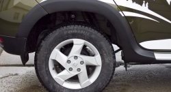 7 749 р. Накладки на колёсные арки RA Renault Duster HS рестайлинг (2015-2021) (Неокрашенные)  с доставкой в г. Воронеж. Увеличить фотографию 4
