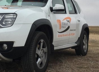 7 649 р. Накладки на колесные арки Артформ Renault Duster HS рестайлинг (2015-2021)  с доставкой в г. Воронеж. Увеличить фотографию 3