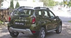 1 749 р. Защитная накладка на задний бампер RA v4  Renault Duster  HS (2015-2021) рестайлинг  с доставкой в г. Воронеж. Увеличить фотографию 2