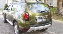 1 749 р. Защитная накладка на задний бампер RA v4  Renault Duster  HS (2015-2021) рестайлинг  с доставкой в г. Воронеж. Увеличить фотографию 3