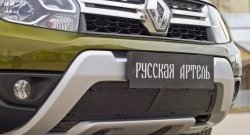 2 399 р. Защитная сетка решетки переднего бампера РА Renault Duster HS рестайлинг (2015-2021)  с доставкой в г. Воронеж. Увеличить фотографию 3