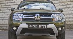 1 239 р. Защитная сетка решетки радиатора РА Renault Duster HS рестайлинг (2015-2021)  с доставкой в г. Воронеж. Увеличить фотографию 2