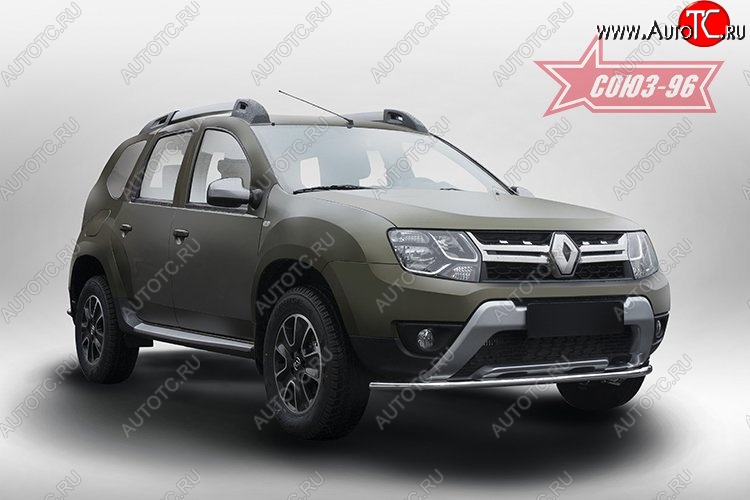 10 979 р. Защита переднего бампера (d42) Souz-96 Renault Duster HS рестайлинг (2015-2021)  с доставкой в г. Воронеж