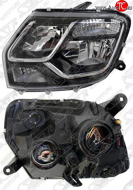 4 289 р. Левая фара SAT  Renault Duster  HS (2015-2021) рестайлинг  с доставкой в г. Воронеж