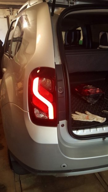 2 099 р. Фонарь FS (левый) Renault Duster HS рестайлинг (2015-2021)  с доставкой в г. Воронеж. Увеличить фотографию 3