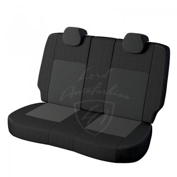 6 399 р. Чехлы для сидений Lord Autofashion Турин (жаккард, раздельная спинка) Renault Duster HS рестайлинг (2015-2021) (Черный, вставка Люкс-77)  с доставкой в г. Воронеж. Увеличить фотографию 2