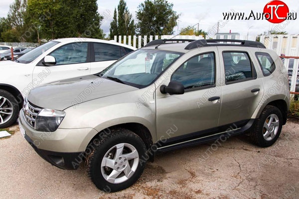 4 649 р. Молдинги дверей Артформ Renault Duster HS дорестайлинг (2010-2015)  с доставкой в г. Воронеж