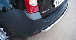 13 549 р. Одинарная защита заднего бампера из трубы диаметром 63 мм (4x2) SLITKOFF  Renault Duster  HS (2010-2015) дорестайлинг  с доставкой в г. Воронеж. Увеличить фотографию 3