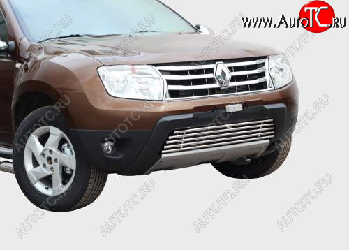 2 519 р. Декоративный элемент воздухозаборника Souz96  Renault Duster  HS (2010-2015) дорестайлинг (черные загл. d10)  с доставкой в г. Воронеж