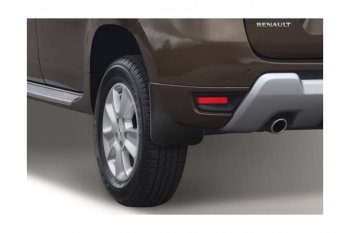 979 р. Брызговики Frosch (standart) Renault Duster HS дорестайлинг (2010-2015) (Задние)  с доставкой в г. Воронеж. Увеличить фотографию 2