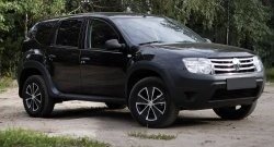 7 649 р. Накладки арок RA (комплект) Renault Duster HS дорестайлинг (2010-2015) (Поверхность шагрень)  с доставкой в г. Воронеж. Увеличить фотографию 2