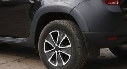 7 649 р. Накладки арок RA (комплект) Renault Duster HS дорестайлинг (2010-2015) (Поверхность шагрень)  с доставкой в г. Воронеж. Увеличить фотографию 3