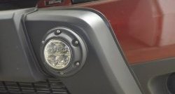 8 549 р. Накладка-кенгурятник Kart RS Renault Duster HS дорестайлинг (2010-2015) (Неокрашенная)  с доставкой в г. Воронеж. Увеличить фотографию 4