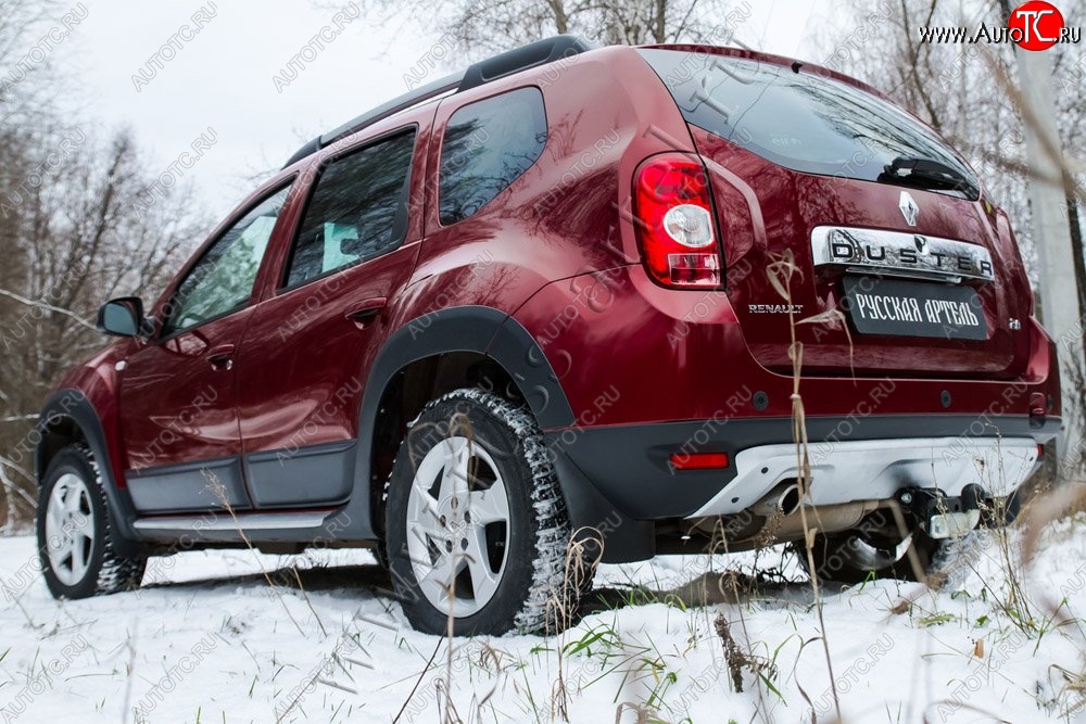 7 999 р. Диффузор заднего бампера RA Renault Duster HS дорестайлинг (2010-2015)  с доставкой в г. Воронеж