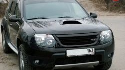 4 399 р. Решётка радиатора Next №2 Renault Duster HS рестайлинг (2015-2021) (Неокрашенная)  с доставкой в г. Воронеж. Увеличить фотографию 2