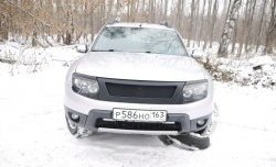 899 р. Реснички на фары DM-Style  Renault Duster  HS (2010-2021) дорестайлинг, рестайлинг (Неокрашенные)  с доставкой в г. Воронеж. Увеличить фотографию 2