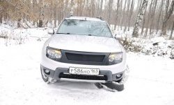 899 р. Реснички на фары DM-Style Renault Duster HS рестайлинг (2015-2021) (Неокрашенные)  с доставкой в г. Воронеж. Увеличить фотографию 3