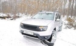 899 р. Реснички на фары DM-Style Renault Duster HS рестайлинг (2015-2021) (Неокрашенные)  с доставкой в г. Воронеж. Увеличить фотографию 4