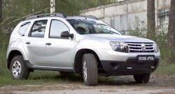 2 559 р. Защитная сетка решетки переднего бампера (с дхо без обвеса) РА Renault Duster HS дорестайлинг (2010-2015)  с доставкой в г. Воронеж. Увеличить фотографию 2
