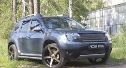 2 279 р. Защитная сетка решетки переднего бампера (с обвесом без дхо) РА  Renault Duster  HS (2010-2015) дорестайлинг  с доставкой в г. Воронеж. Увеличить фотографию 2